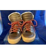 Converse All Star Chuck Taylor Lined High Top Leather w/Rubber Soles Pre... - $57.04 CAD