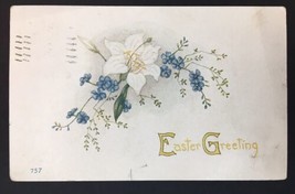 Antique Easter Greeting Card Posted 1913 F.A. Owen 757 Dansville N.Y. - £7.88 GBP