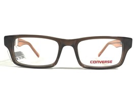 Converse K003 BROWN Kids Eyeglasses Frames Orange Rectangular Full Rim 45-16-130 - £25.67 GBP