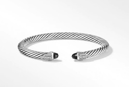 David Yurman Empire Cable Bracelet with Black Onyx  - £795.35 GBP