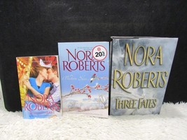 Lot of 3 Nora Roberts 2 Pb/1 Hb Wild at Heart, Western Skies and Three Fates - £4.88 GBP
