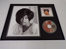 Aretha Franklin Framed 16x20 Respect CD &amp; Photo Set - $79.19