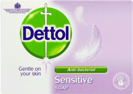 Dettol Sensitive Germ Protection Bathing Bar Soap 100g LOT of 2, 4, 9, 12 Pieces - £12.88 GBP+