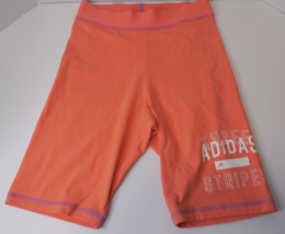 Adidas Women’s Size XS Sport Tight Fit Training Biker Bike Shorts Orange HT3156 - £22.28 GBP