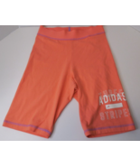 Adidas Women’s Size XS Sport Tight Fit Training Biker Bike Shorts Orange... - $29.65