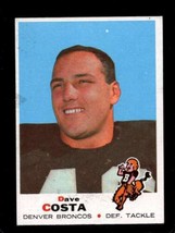 1969 Topps #213 Dave Costa Ex Broncos *XR25889 - £1.37 GBP