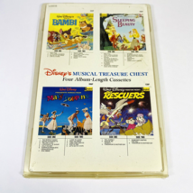 Disney’s Musical Treasure Chest Cassettes Rescuers Bambi Poppins Sleeping Beauty - £10.43 GBP