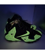 Nike LeBron 11 XI All-Stars NOLA Gumbo Gator King (GS) Size 5Y Glow In T... - £95.80 GBP