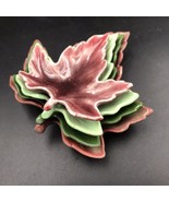 Vintage Four (4) Piece Leaf Nesting Tray Set Small 4&quot; x 4&quot; - Marked &quot;BAB&quot; - $13.99