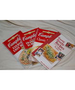 Lot of 4 Campbell&#39;s Cookbooks All Time Favorite Recipes &amp; Classic Recipes - £9.42 GBP
