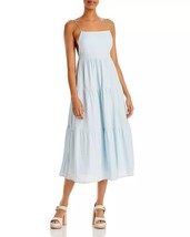 Aqua Sleeveless Tiered MIDI Dress, Size XS - £37.77 GBP
