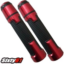 GSXR 600 750 Black Red Grips Suzuki 1997-2017 2018 2019 2020 Comfort Rac... - $1,029.01 MXN