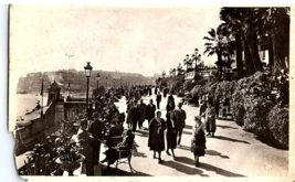 RPPC Postcard Monte Carlo Les Tarrasses et le Rocher Street Scene - £5.39 GBP