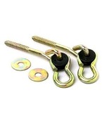 Back to 20s Swing Hardware : Set of Two Screw Hook Anchors with Pulley H... - £10.22 GBP