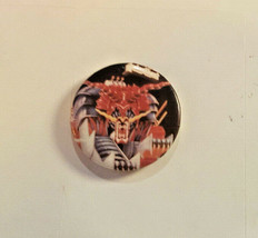 JUDAS PRIEST Defenders Of The Faith Pinback Vintage Button 1.25 Heavy Metal - £17.17 GBP