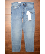 Armani Exchange A|X J24 Men&#39;s Button Fly Tapered Fit Blue 100% Cotton Je... - $62.36