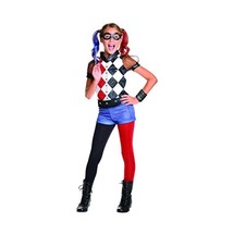 Rubie&#39;s Official DC Super Hero Girls Deluxe Harley Quinn Costume, SIze Medium  - $77.00