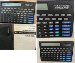 Micronta Radio Shack LCD Five Language Translator 63-683A Excellent Cond... - £4.79 GBP