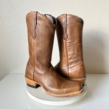 Lane Capitan NASHVILLE Mens Brown Cowboy Boots 10 D Western Leather Cutt... - $143.55