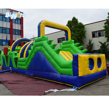 Commercial Inflatable Obstacle Course Bounce House with Blower image 3