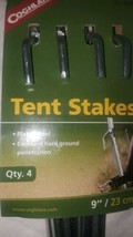 New 4 Pack Of 9&quot; Aluminum Tent Stakes x2 - £7.61 GBP