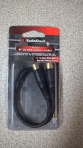 RadioShack 9" Audio Y-Cable 3.5mm Gold-Plated  Male to Dual RCA Phono  42-2542 - $4.66