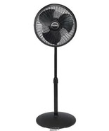 Lasko 2527 Adjustable Pedestal Fan 16&quot; Performance Air oscillation Black... - £30.01 GBP