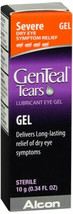 Genteal Tears Lubricant Eye Gel Severe Dry Eye 10g 0.34 FL OZ Exp 07/2023 - £8.50 GBP