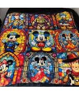 mickey ,minnie toy story 50x60 throw - $40.00