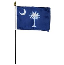 4x6 Inch South Carolina State Flag - £3.02 GBP