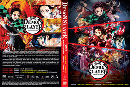 DVD Demon Slayer:Kimetsu No Yaiba Season 2 (Epi.1-18 End+Mugen Movie)English Dub - £23.52 GBP