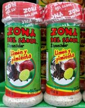 2X ZONA DEL SABOR LEMON PEPPER LIMON PIMIENTA SAZONADOR PARA FAJITAS 2 O... - $23.75