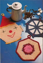 13 Crochet Rose Compass Sailing Cardinal Hippo Pig Sunflower Potholder Patterns - £7.80 GBP