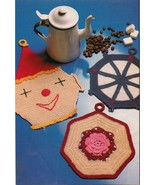 13 Crochet Rose Compass Sailing Cardinal Hippo Pig Sunflower Potholder P... - £7.91 GBP