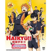 Haikyu!! (Season 1-4) Dvd (1-85end 4 Movie 5OVA) Dvd English Dubbed - £47.89 GBP