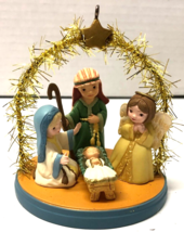 Hallmark Keepsake Ornament 2008 A Precious Gift Nativity w Star Baby Jesus Angel - £6.30 GBP