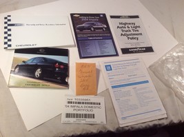 04 2004 Chevrolet Impala Owner’s Manual OEM Set  PLUS Instructional CD - $18.40