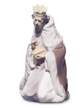 Lladro 01005480 King Gaspar Nativity Figurine-II New - £378.09 GBP