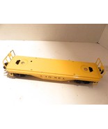 LIONEL TRAINS POST-WAR YELLOW METAL FLAT CAR - 0/027- EXC. - S31EE - $11.86 CAD