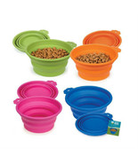 PORTABLE DOG BOWL Bend-A-Bowls Collapsible Food and Water for Dogs Trave... - $219.39 MXN+