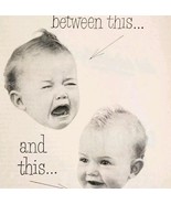 1953 Johnson &amp; Johnson Baby Powder Oil Advertisement Infant Health Hygie... - $27.41 CAD