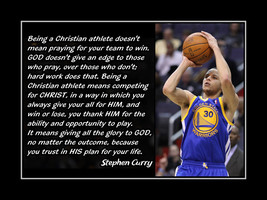 Steph Curry Inspirational Basketball Quote Poster Print Motivation Wall Art Gift - £18.32 GBP+
