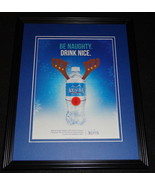 2014 Aquafina Water Christmas Framed 11x14 ORIGINAL Advertisement - $34.64