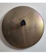 Vintage Aluminum Black MC Top Knob 8 1/8&quot; Round Replacement Lid #29 - $352.39 MXN