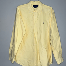 Ralph Lauren blue label, yellow, long sleeve, button-down shirt - $17.64