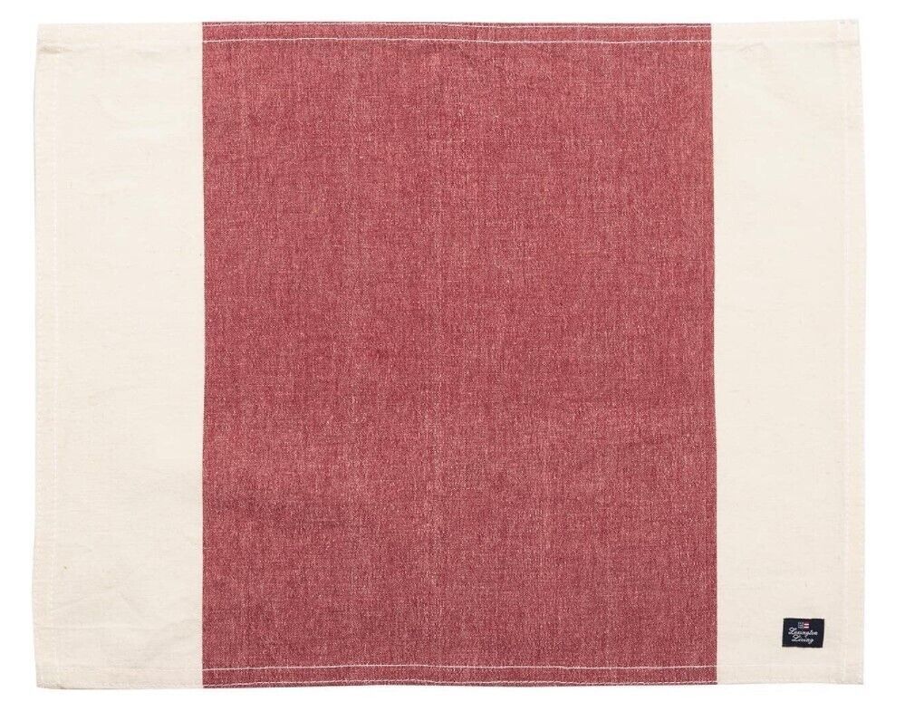 Primary image for LEXINGTON Towel Two Tone Kitchen Practical Red White Size 20" X 16" 11540076