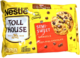 Nestle Toll House Semi Sweet Morsels Baking Chocolate Chips 72 oz Bag EX... - $27.80