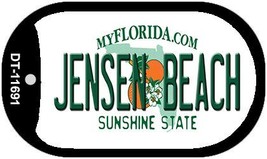 Jensen Beach Florida Novelty Dog Tag Necklace DT-11691 - £12.45 GBP