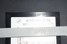 00-06 w215 MERCEDES CL500 CL55 CL600 KEYLESS ENTRY CONTROL MODULE COMPUTER OEM image 8