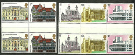 GREAT BRITAIN 1975 Very Fine MNH OG Pair Stamps Set Scott # 740-744 CV 6... - $3.62